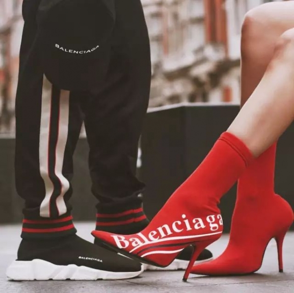 巴黎世家网红 balenciaga袜子鞋