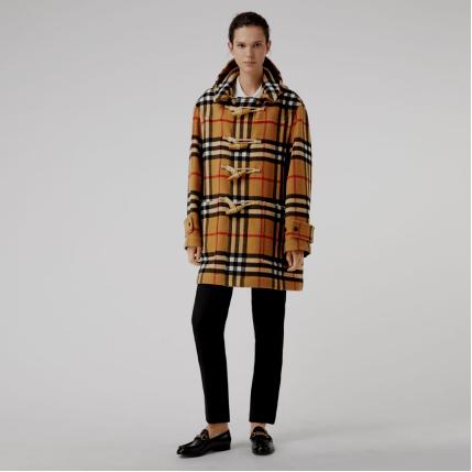 burberry2025格纹大衣 burberry经典格纹