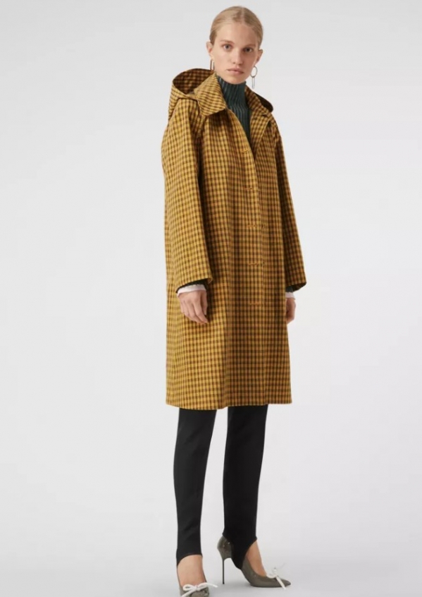 burberry2025格纹大衣 burberry经典格纹