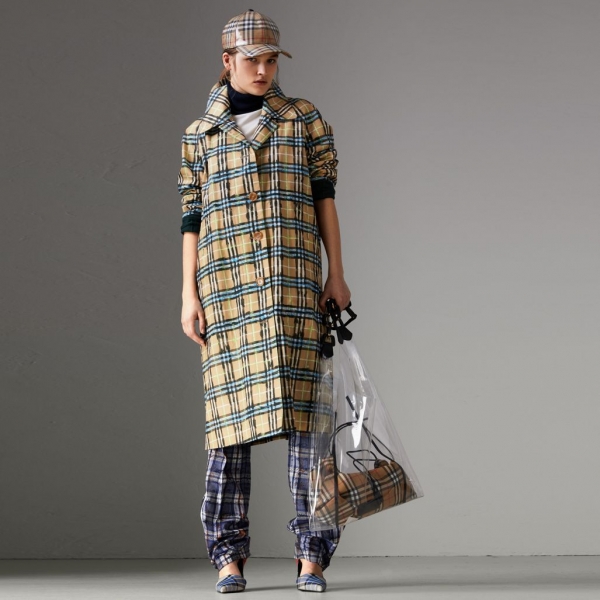burberry2025格纹大衣 burberry经典格纹