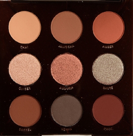 colourpop眼影盘试色 卡拉泡泡眼影盘色号图