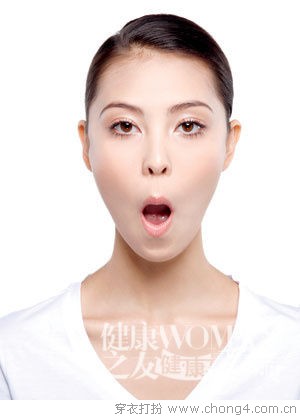 轻松美容脸部肌肉操