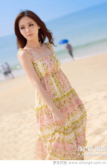 夏季淑女风连衣裙