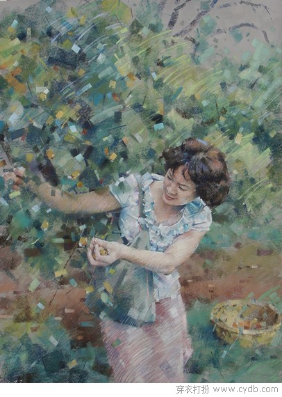 美如插画的衣裙