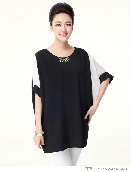宽松中长Tee 休闲而率性