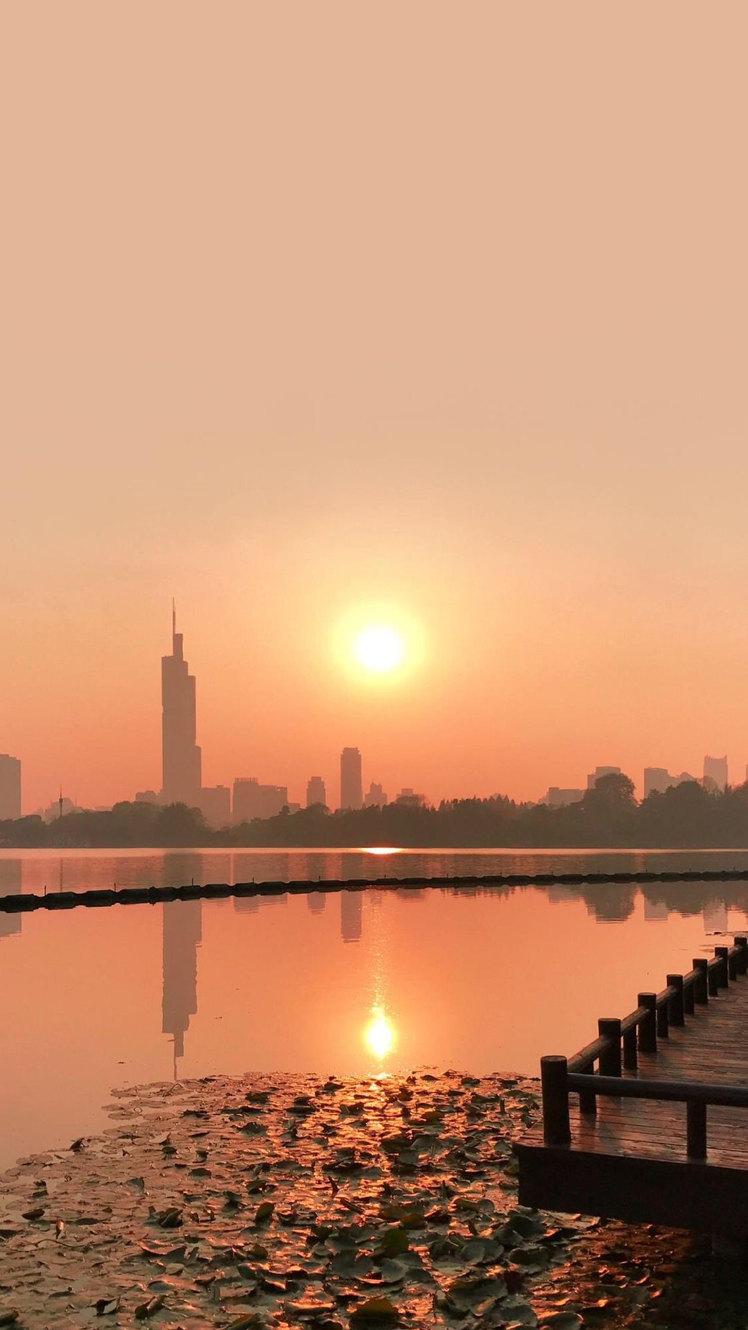 唯美夕阳西下风景手机壁纸