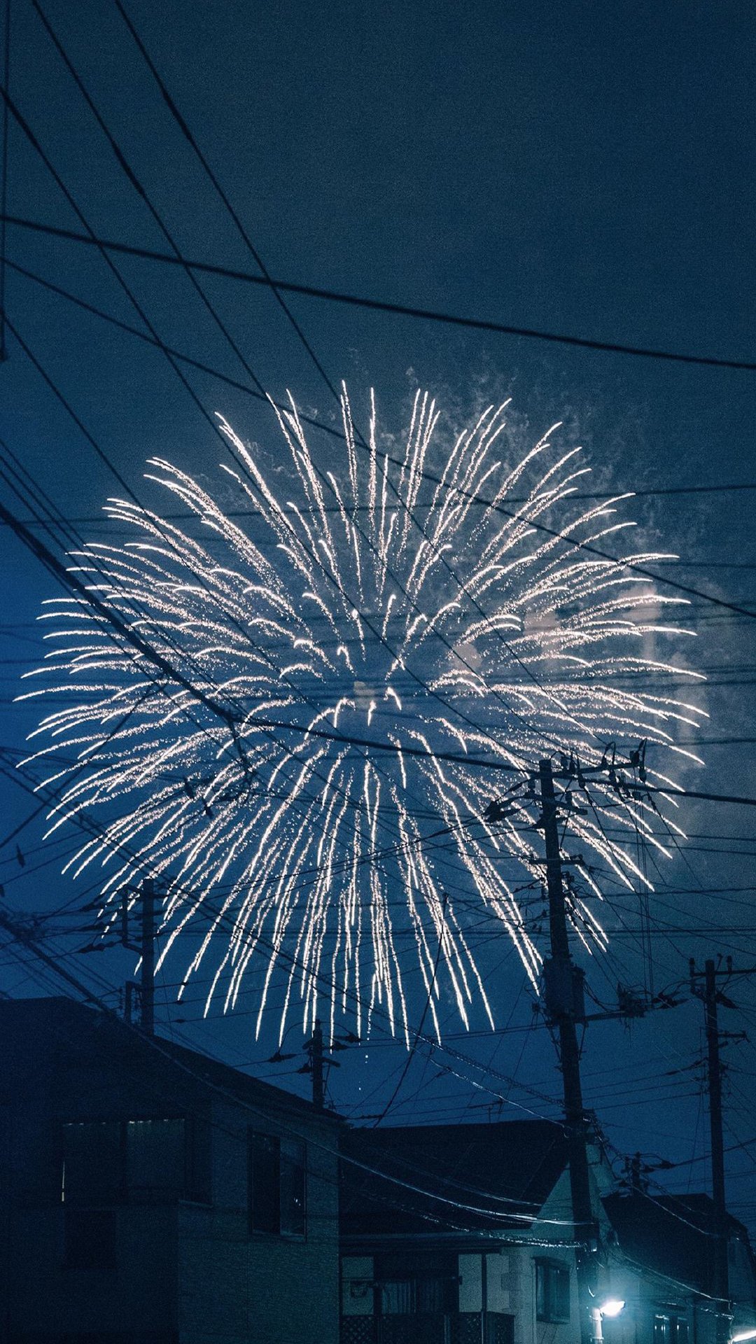绚烂浪漫烟花夜景手机壁纸