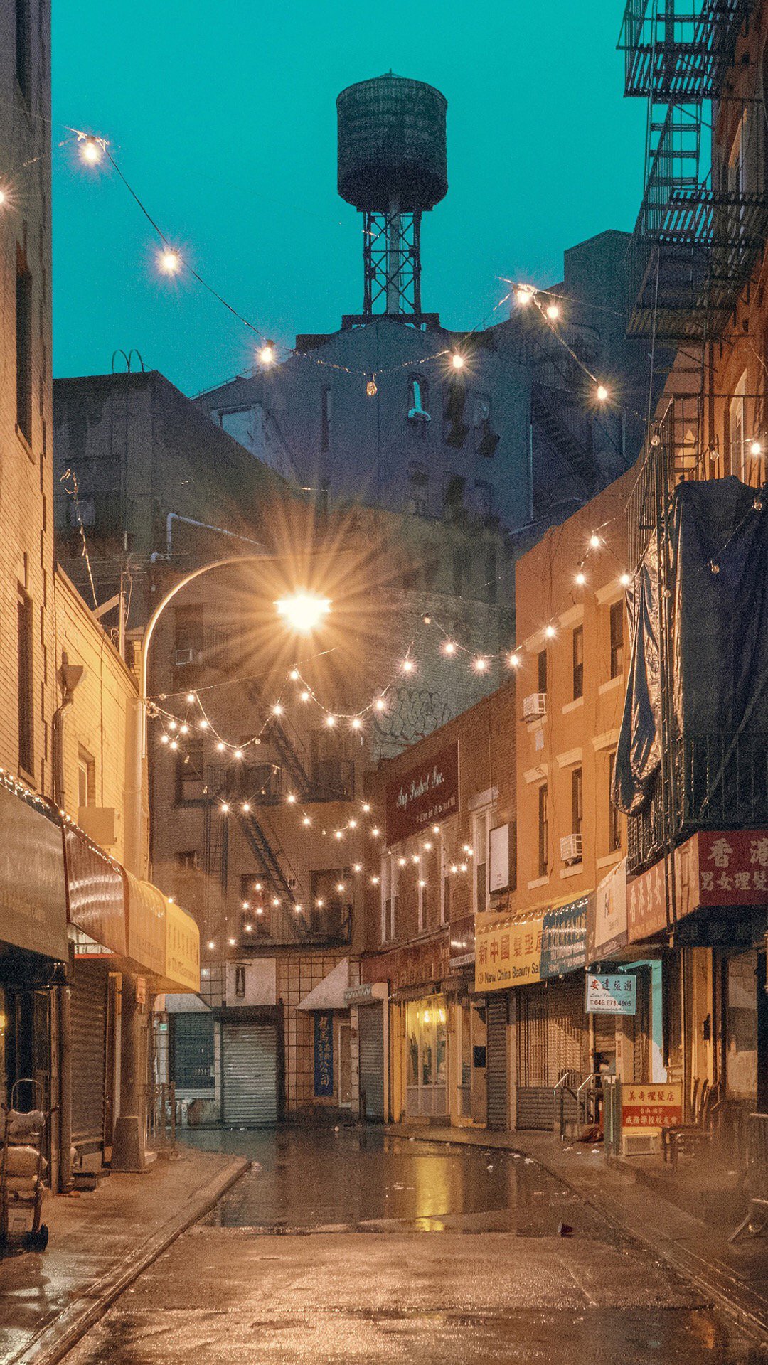 唯美道路建筑街景手机壁纸图片