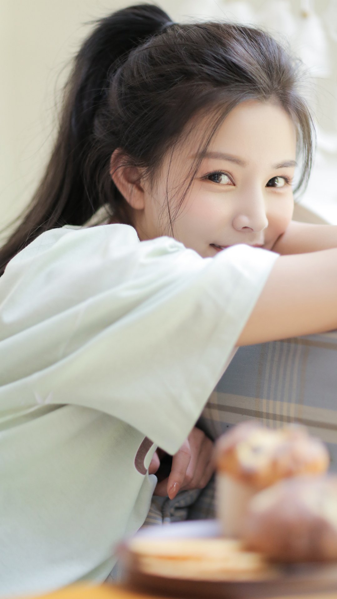 清纯可爱少女手机壁纸