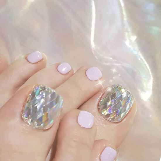 blingbling美甲图片大全 2024超炫闪闪的美甲