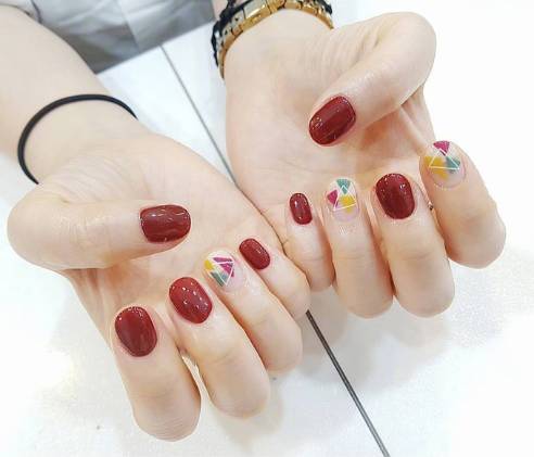 2025秋冬美甲图片