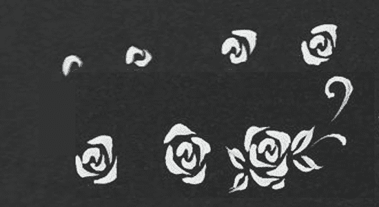 美甲画花步骤图解 美甲画花基础手法图片