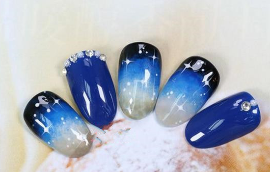 星空美甲教程 星空美甲怎么做