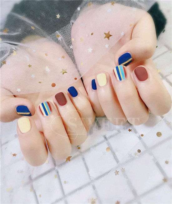 短指甲美甲图片大全 短指甲美甲款式大全