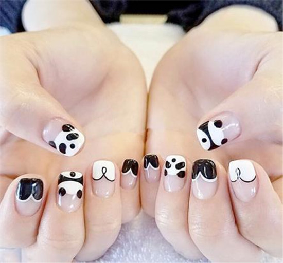 显白美甲图片 什么颜色显白美甲