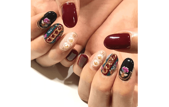 gucci风美甲 gucci美甲图片