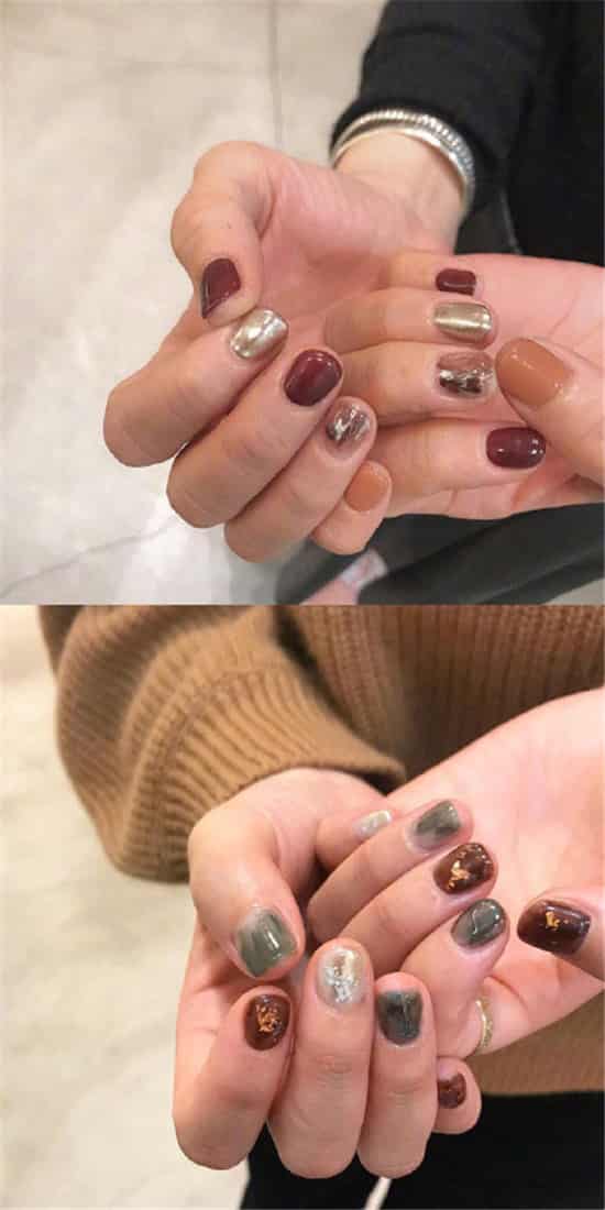 新年美甲图片红色 红色美甲图片2025款式