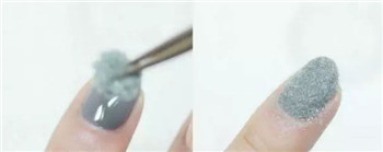 丝绒款美甲教程 丝绒款美甲的做法