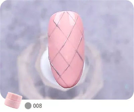 红色格纹美甲教程 红色格纹美甲怎么做