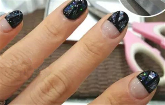 美甲五角星画法步骤