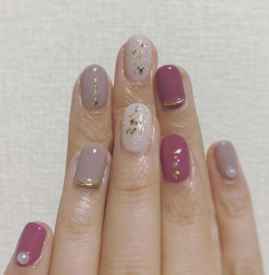 干花美甲图片 干花美甲图片大全