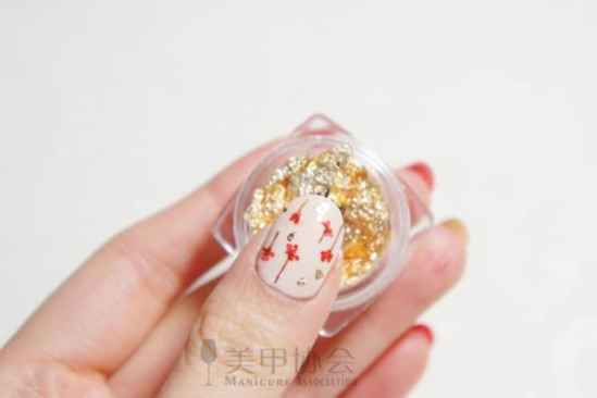 干花美甲怎么做