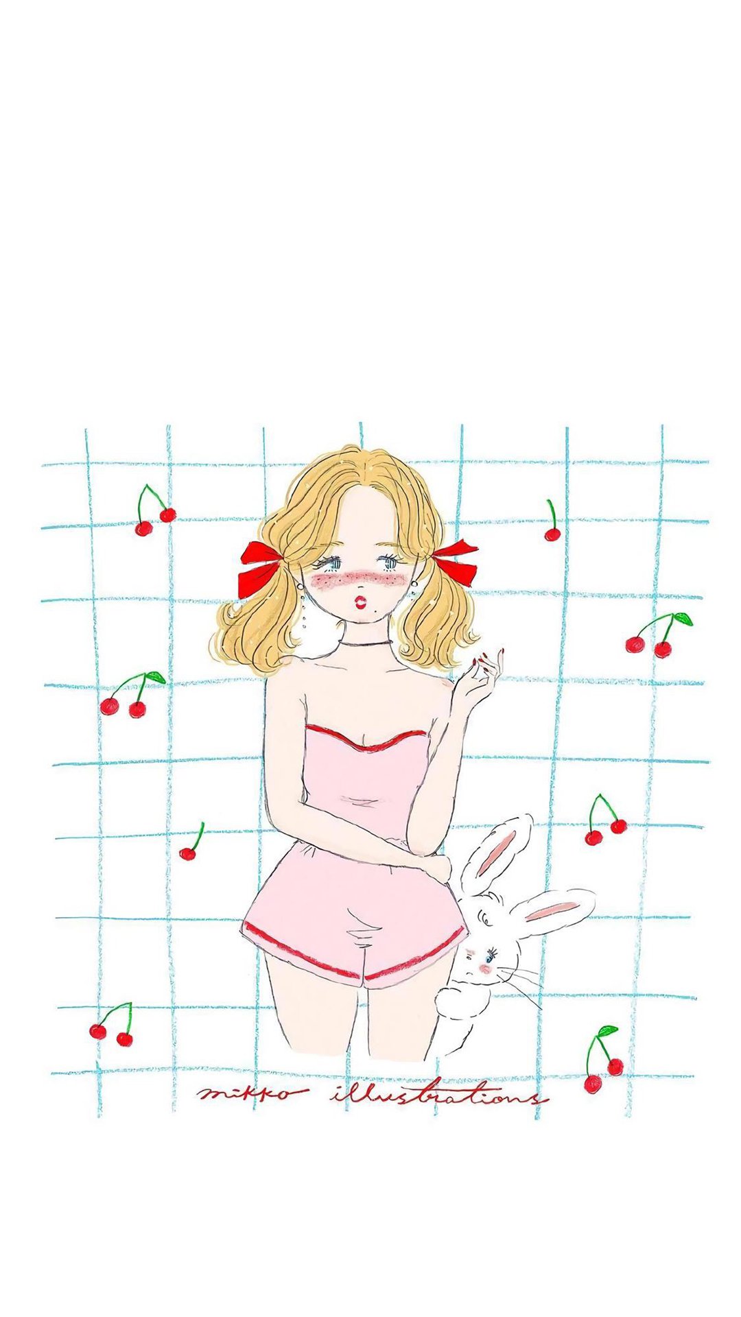 甜美少女心可爱手机壁纸图片
