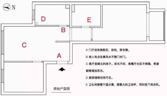 两室两厅装修效果图 71㎡的北欧风二居室装修设计