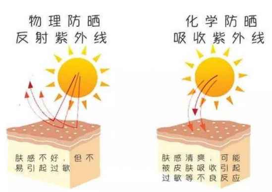 防晒霜的成分 防晒霜的分类