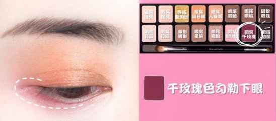 沙漠玫瑰眼影教程 沙漠玫瑰眼影盘怎么画