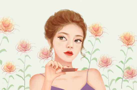 冷皮适合什么颜色口红