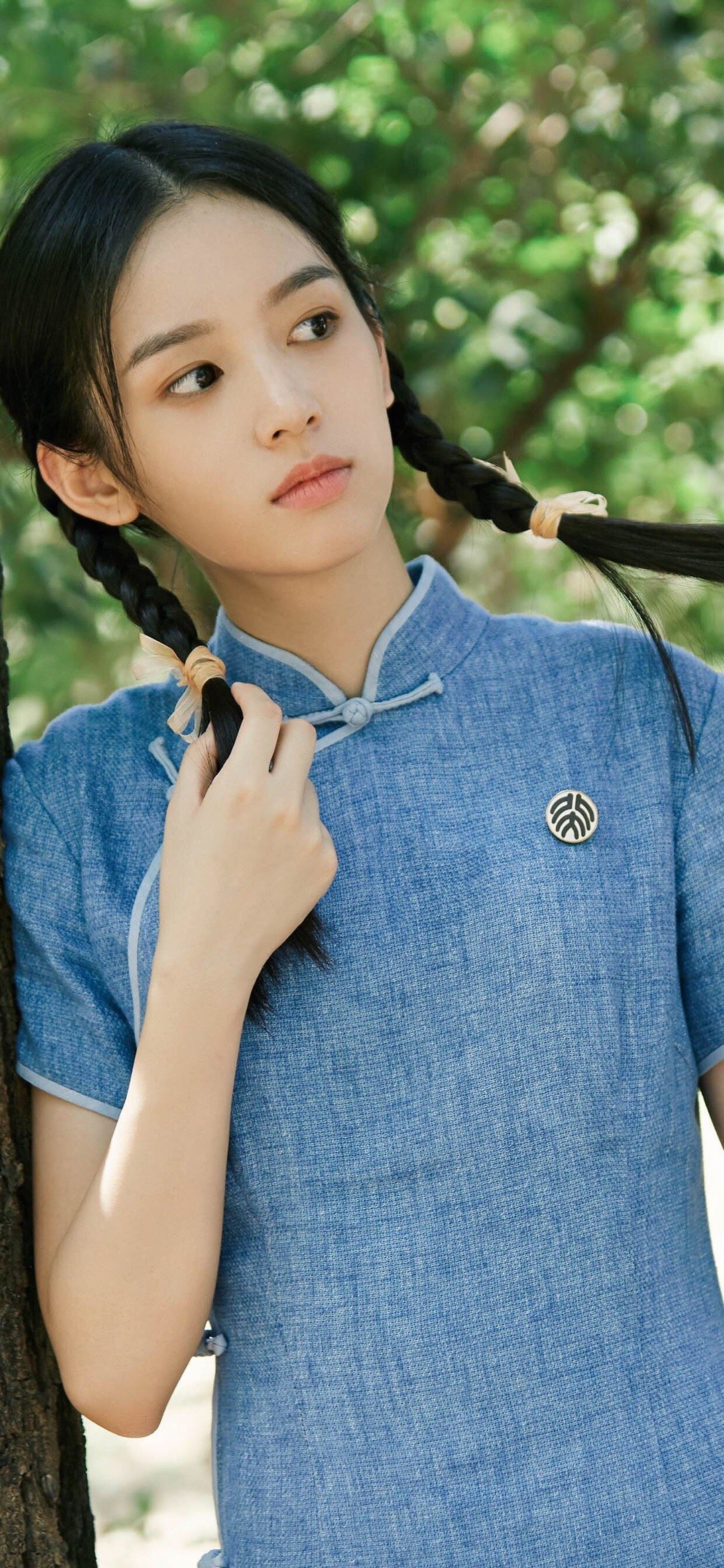 小清新女神周也高清高清手机壁纸